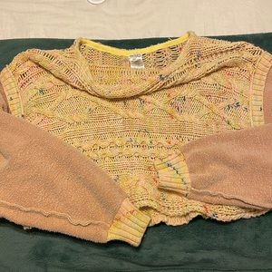 Free People Oversized Knit Sweater